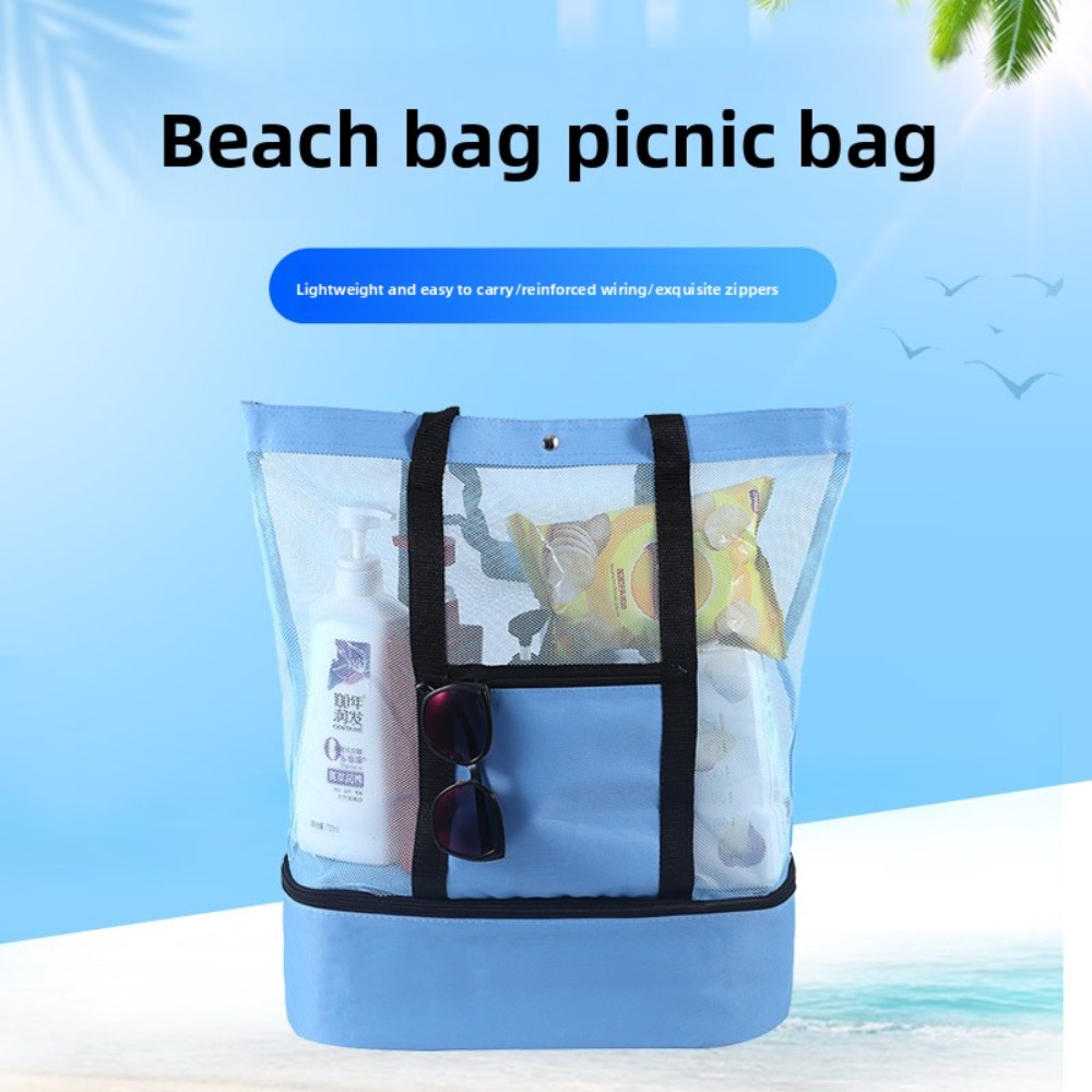 Tote Bag Beach - Sac Isotherme Multifonctionnel pour Pique-Nique, Camping,