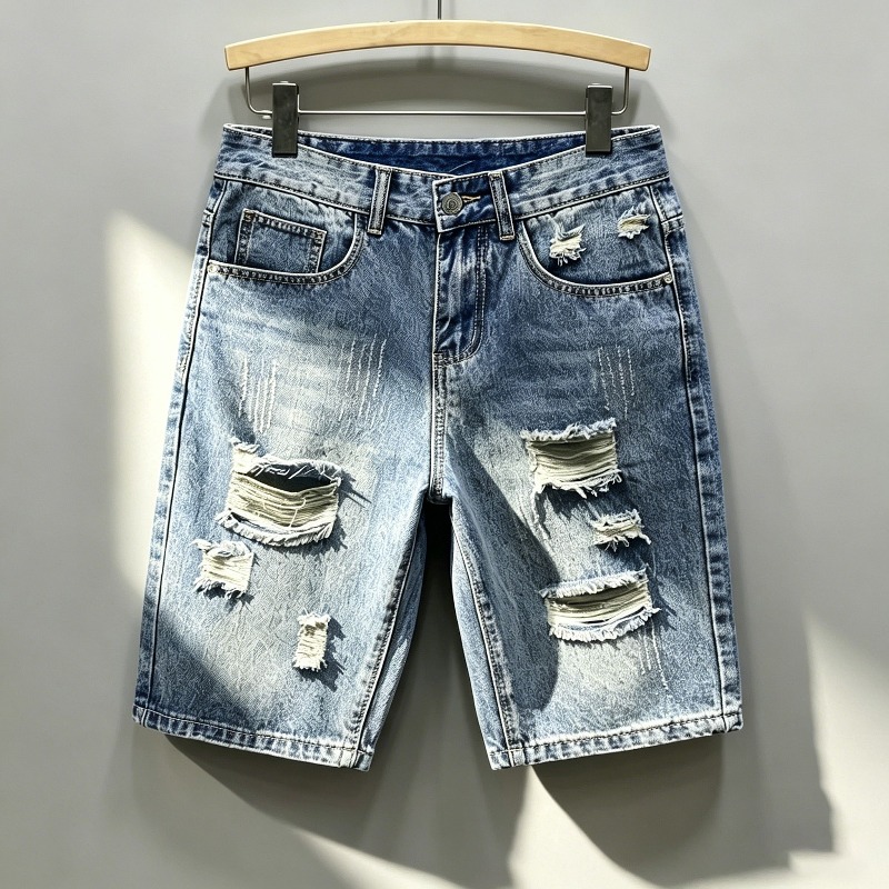 Shorts Denim Frayed - Shorts en jean déchirés style coréen