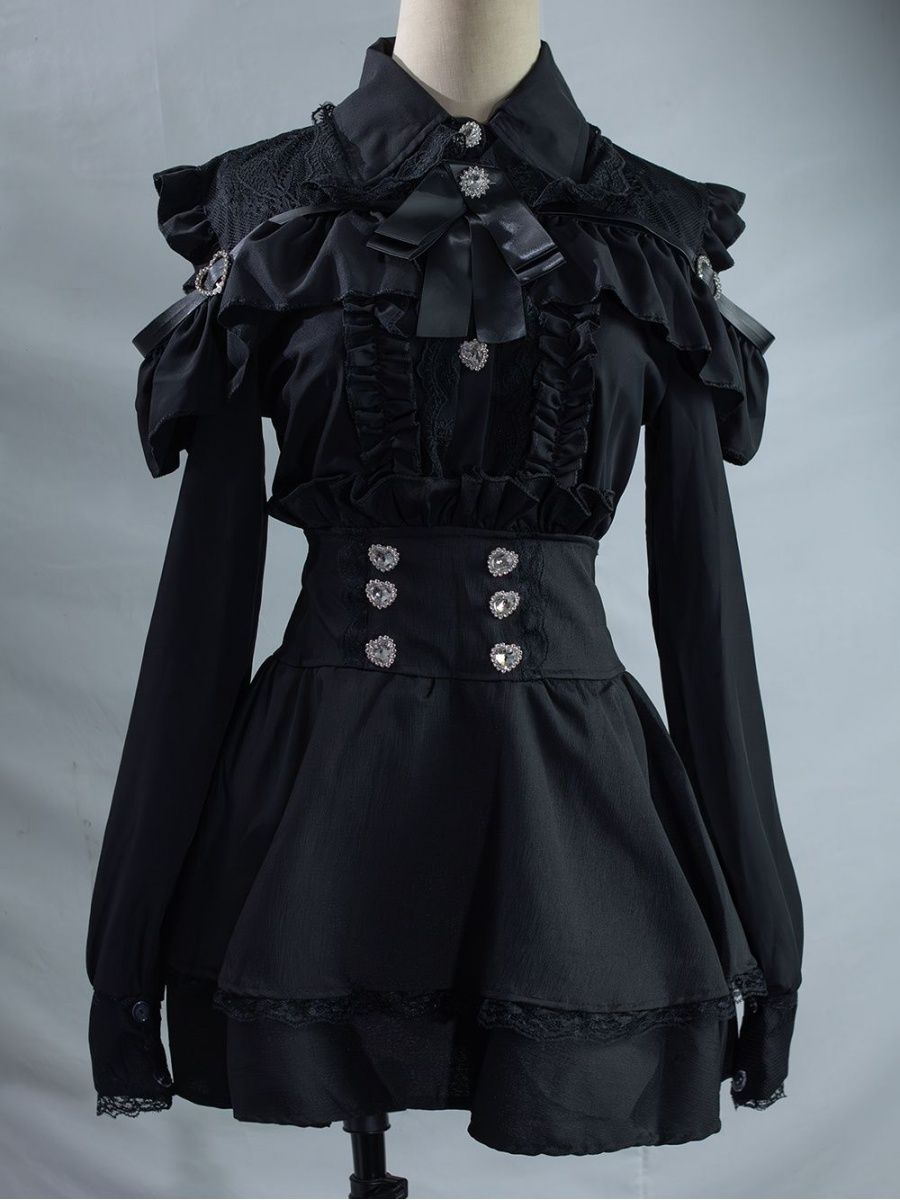 Blouse Off Shoulder - Ensemble 2 pièces uniforme JK de