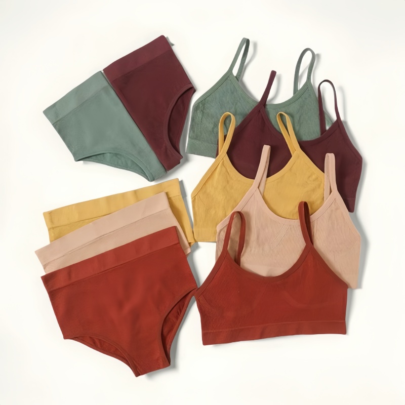 Bralette Triangle Set - Ensemble soutien-gorge et culotte sans coutures