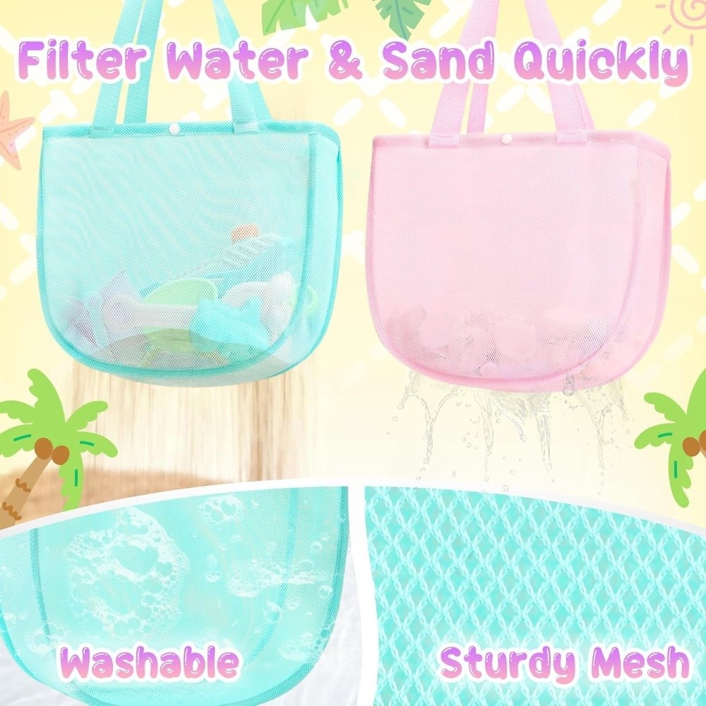 Tote Bag Beach - Dopamine – pochette légère en maille