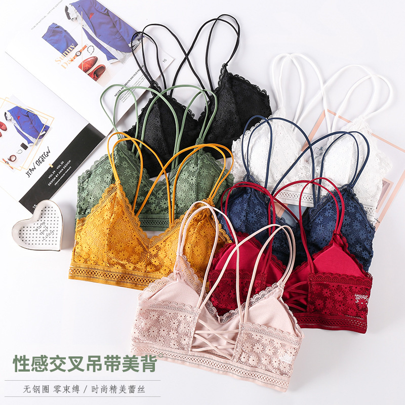 Bralette Triangle Set - Soutien-gorge de sport sans couture pour