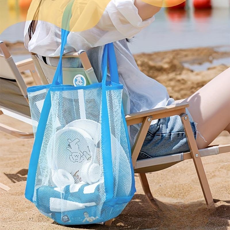 Tote Bag Beach - Sac de plage en maille multicolore