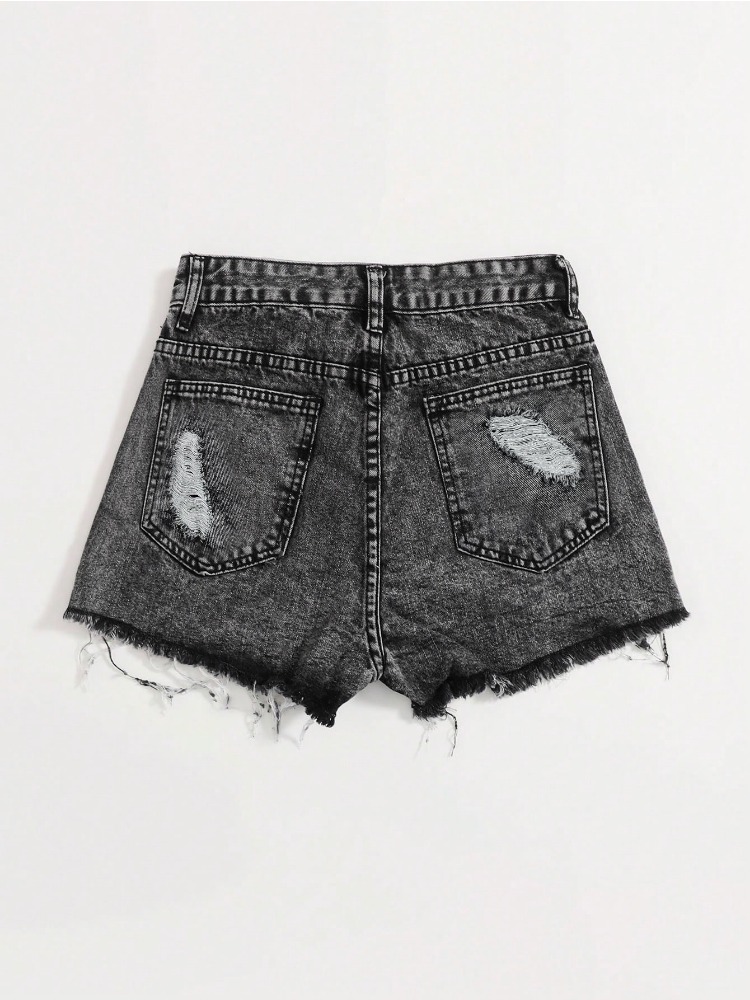 Nouveauté 2026 Short en jean d - Shorts Denim Frayed avis et prix