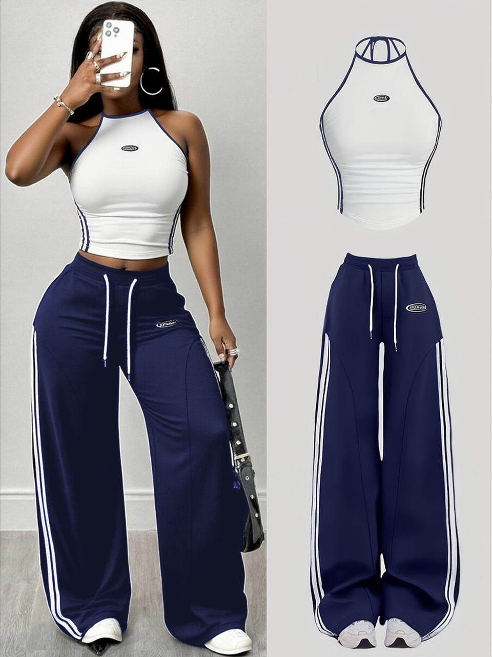 Ensemble décontracté pour femm - Crop Top Crochet avis et prix