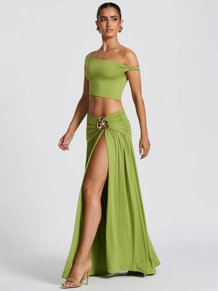 Ensemble élégant Mozision pour - Crop Top Crochet avis et prix