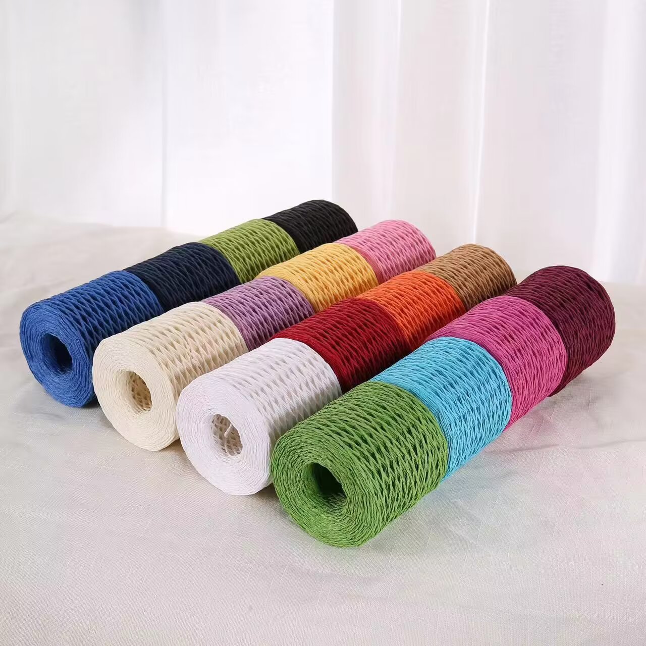 Fil de raphia 190g, fil de pap - Crochet Bag Raffia avis et prix