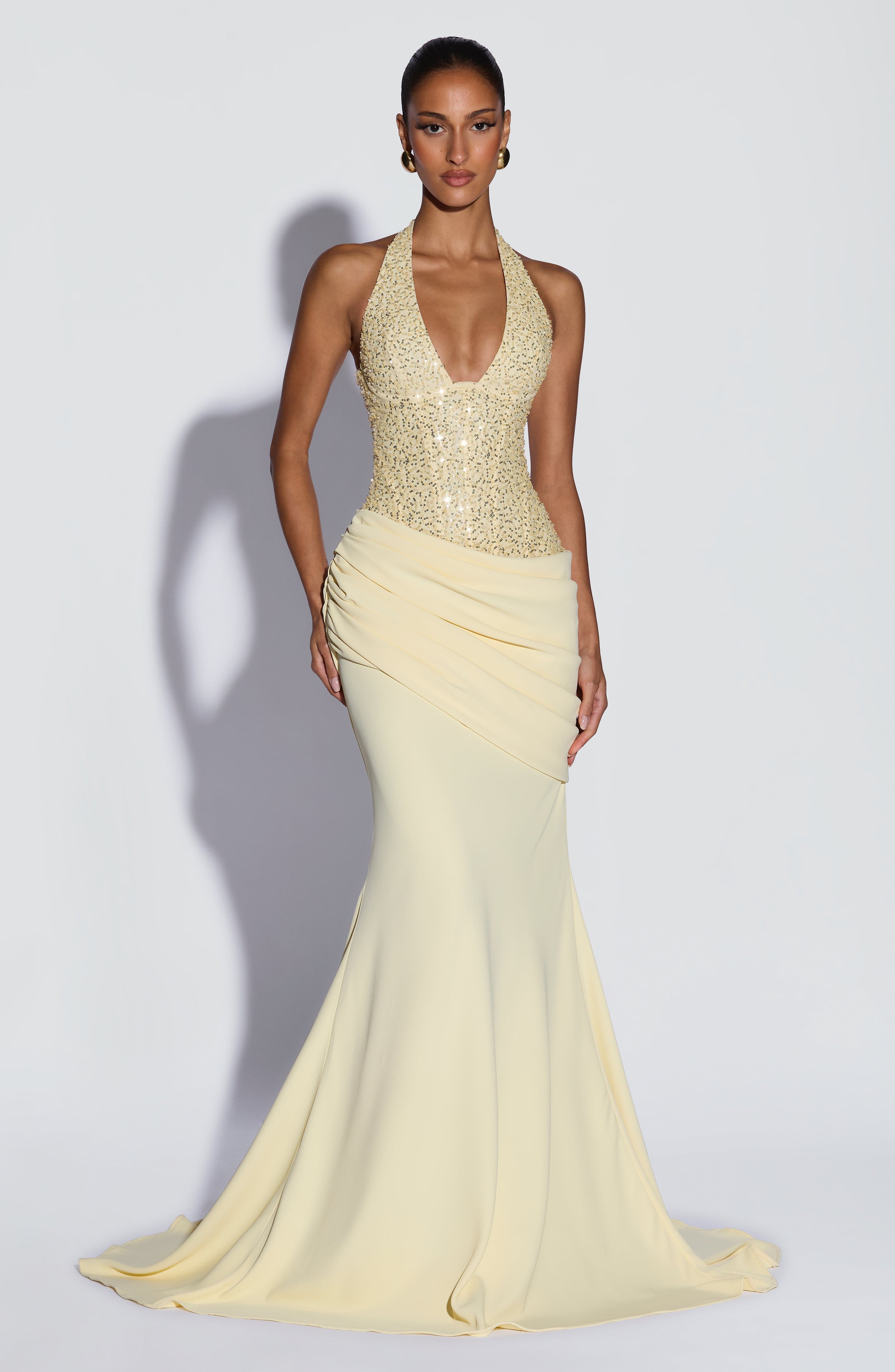 Robe longue de soirée de luxe  - Maxi Dress Halter avis et prix