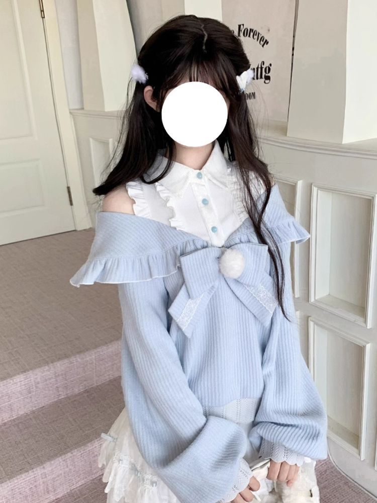Ensemble 2 pièces Kawaii Soft  - Blouse Off Shoulder avis et prix
