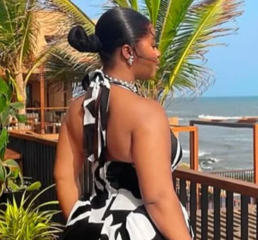 Robe mi-longue imprimée pour f - Maxi Dress Halter avis et prix