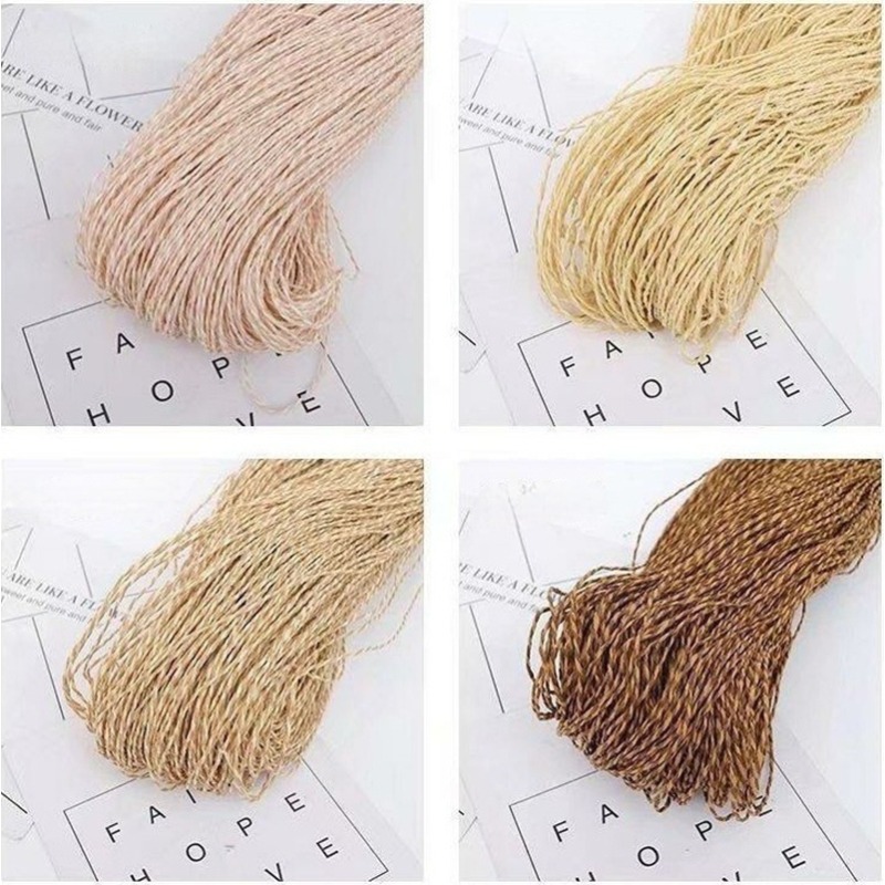 Fil de coton et de raphia à 2  - Crochet Bag Raffia avis et prix