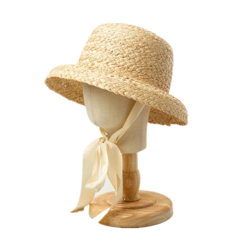 QXOJ-Chapeau de paille tissé à - Hat Floppy Wide avis et prix