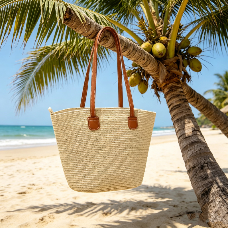 CLAREGQI Sac fourre-tout en pa - Tote Bag Beach avis et prix