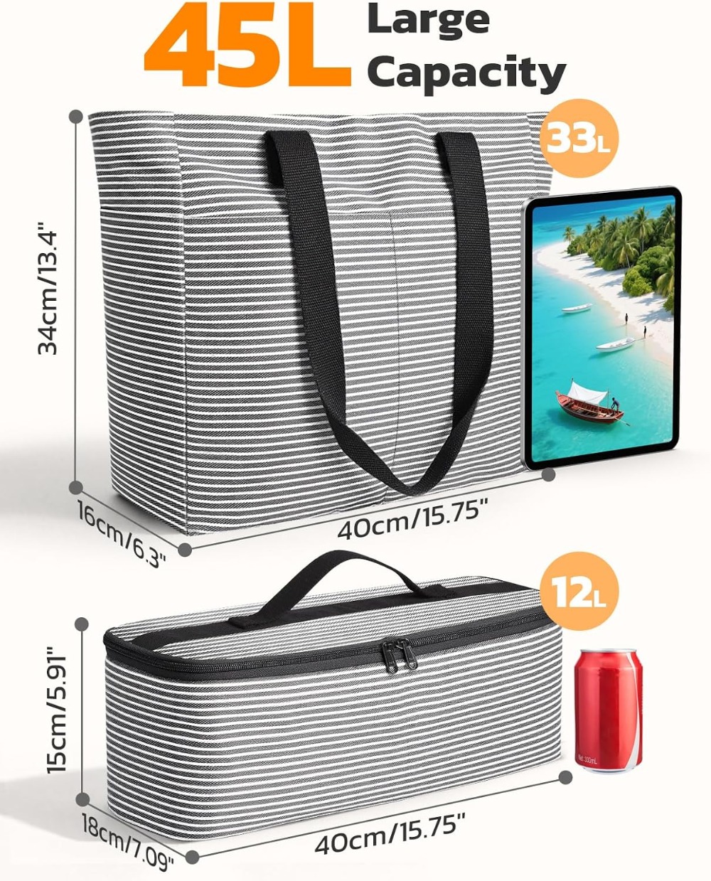 Sac de plage et glacière imper - Tote Bag Beach avis et prix