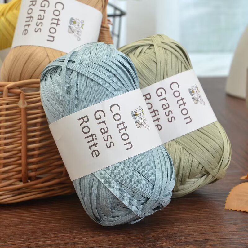 Nouveau fil de raphia multicol - Crochet Bag Raffia avis et prix