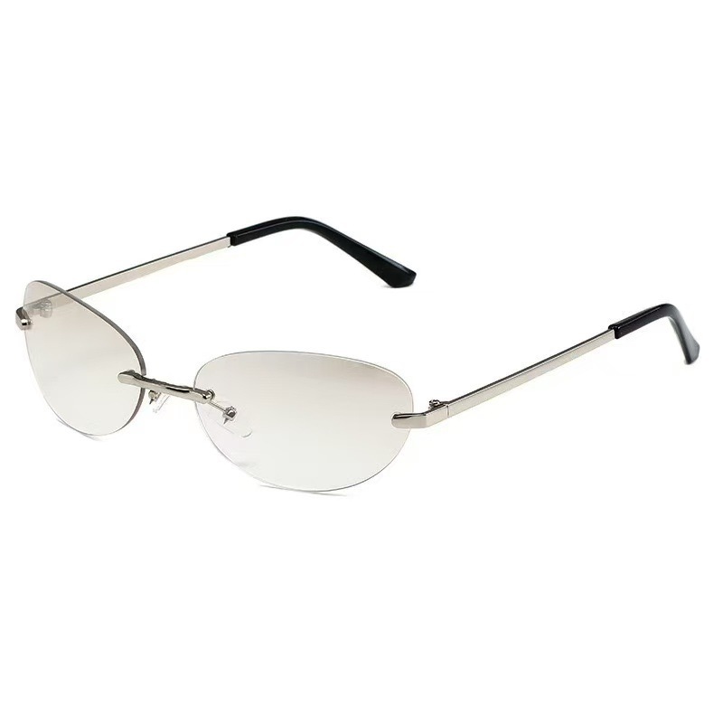 Lunettes de soleil ovales sans - Sunglasses Cat Eye avis et prix
