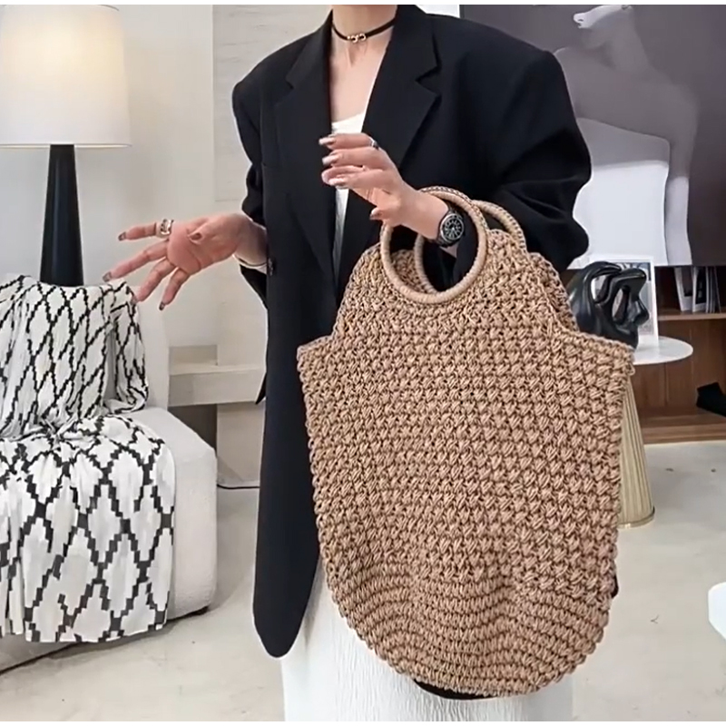 Pochette tissée de marque de l - Crochet Bag Raffia avis et prix