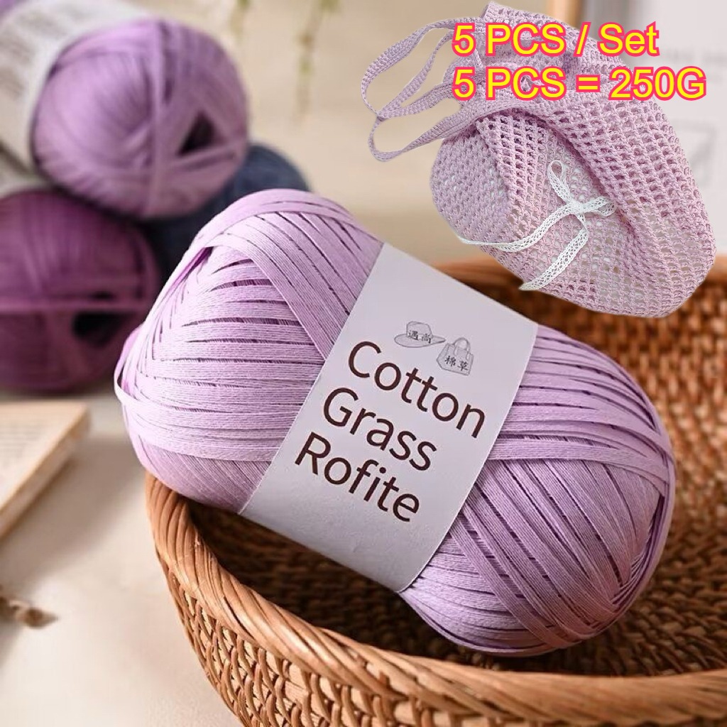 5 pièces de fil de raphia natu - Crochet Bag Raffia avis et prix